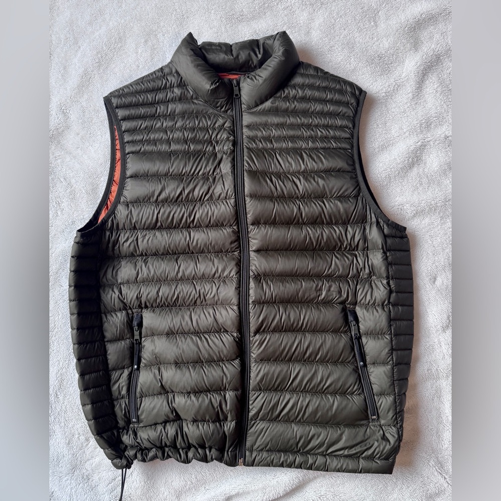 Solaris Men's Dark Green Quilted Vest